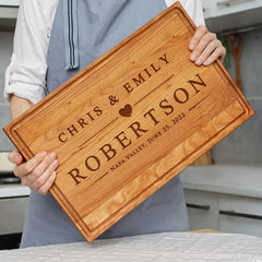 Brotzeit Brett Graviert "Holz in Herz & Hand" Zimmerer